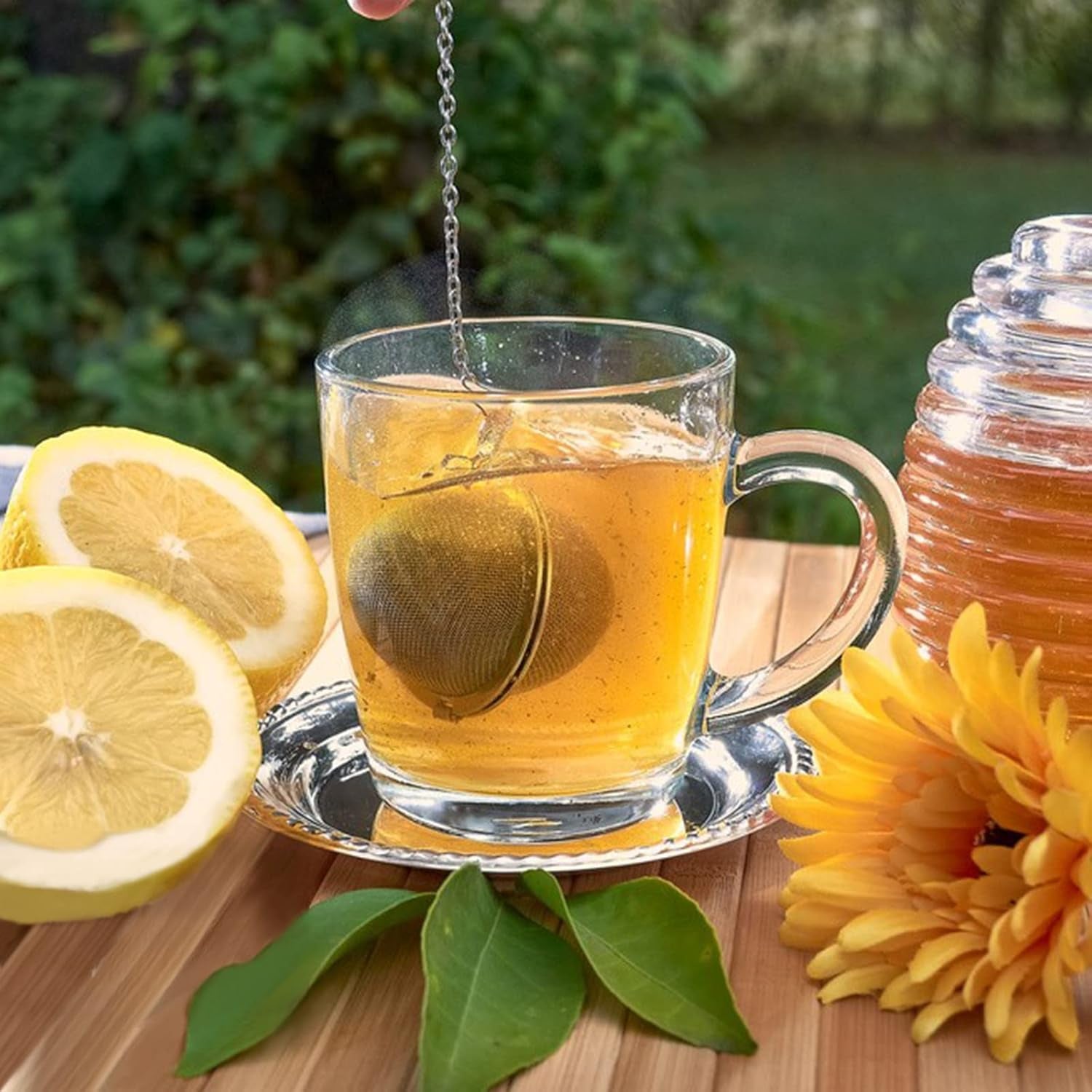 2Pcs Stainless Steel Mesh Tea Ball 2.1 Inch Tea Strainers Tea Infuser Strainer Filters for Tea