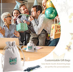 26 Pack Canvas Drawstring Pouch Bags, 3X4 Inch Reusable Coffee Tea Bags for Party Wedding Favors, Home Kitchen Bulk Supplies