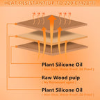 200PCS Air Fryer Liners for Ninja: Higher Non-Stick Disposable Parchment Paper Liner for Ninja DZ201/DZ401 Dual Airfryer Baking - Food Grade Ninja Air Fryer Accessories (Rectangle - 8.6 X 5.5 Inch)