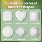 100PCS Bowl Covers Reusable - Thickend&Sturdy Plastic Bowl Cover Elastic Food Covers Stretch Reusable Disposable Food Storage Fresh Keeping Bags Outdoor to Keep Dust Away Outdoor Party Supplies