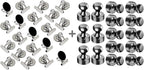 20 Pack Magnetic Clips Fridge Whiteboard Magnets Clips & 16 Pack Magnetic Push Pins
