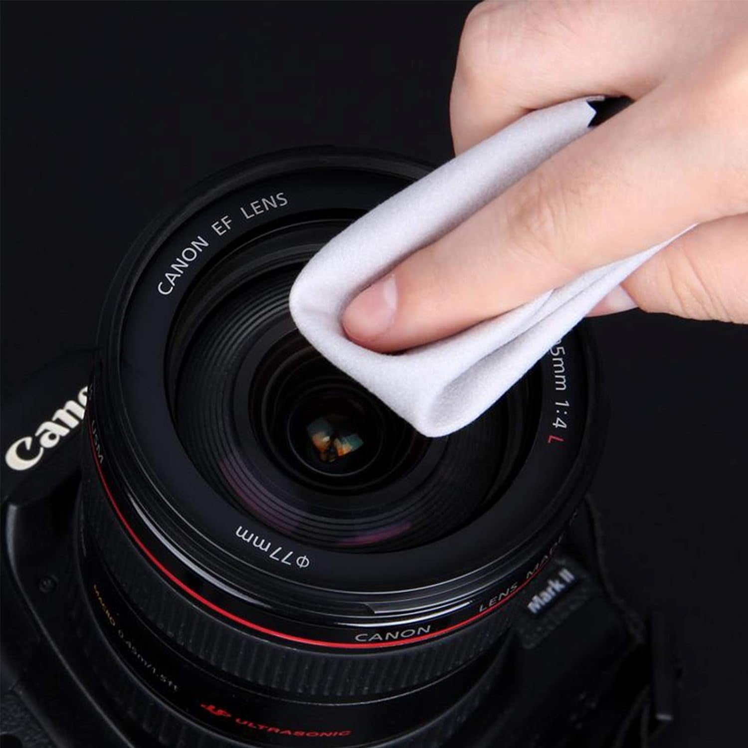 12 Pack Assorted Colors Microfiber Cleaning Cloths - 6" X 7" Microfiber Glasses Cloth - Great for Cleaning Eyeglasses, Cell Phones, Screens, Lenses, Glasses and All Delicate Surface