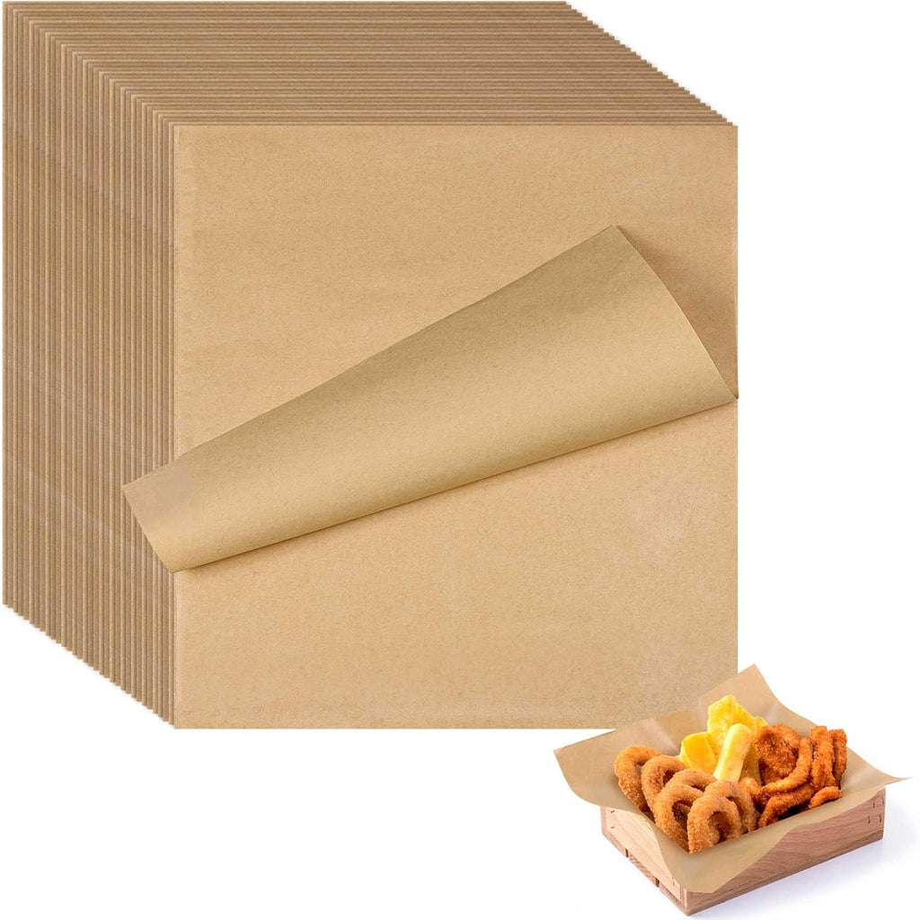 200 Pcs Thickened Deli Paper Sheets 11.8X12.5 Inch Sandwich Wrapping Paper Grease Proof Food Basket Liners