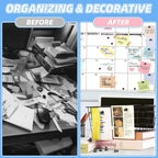 12Pcs Black Fridge Magnets, Whiteboard Magnets Refrigerator Magnet, Small Strong Magnet for Whiteboard, Office, Classroom, Kitchen