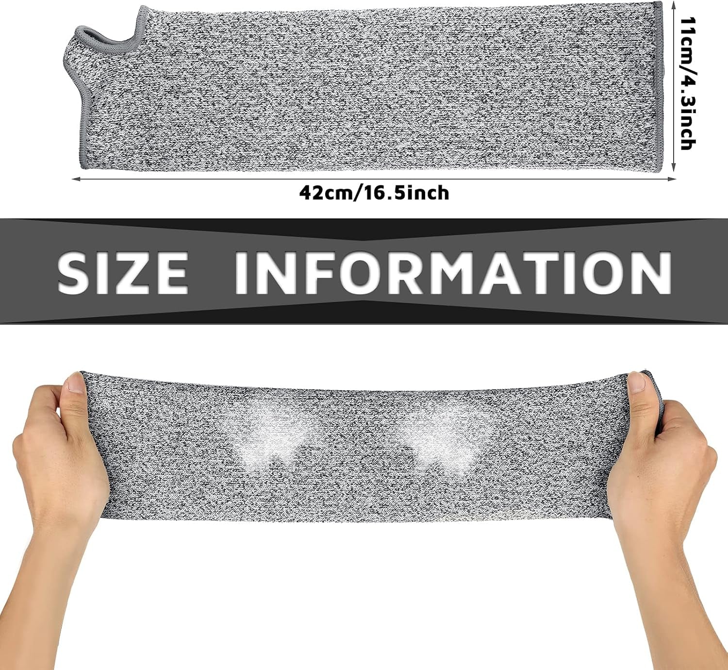 2 Pack Cut Resistant Leg Sleeves Protective Legs Safety Men Women Welding, Mowing, Construction