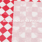 200 Pcs Deli Wax Paper Sheets for Food 12X12 Inch Sandwich Paper Wraps Sheets Grease Resistant Basket Liners for BBQ, Picnic, Party