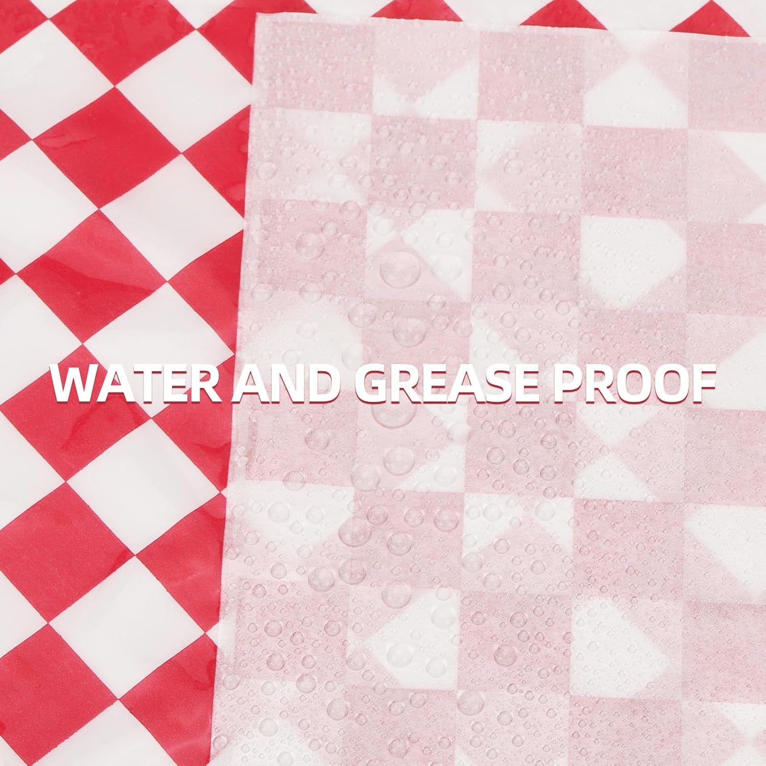 200 Pcs Deli Wax Paper Sheets for Food 12X12 Inch Sandwich Paper Wraps Sheets Grease Resistant Basket Liners for BBQ, Picnic, Party