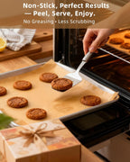 220 Pcs Parchment Paper Baking Sheets, 12X16In Precut Non-Stick Parchment Paper for Baking, Grilling, Air Fryer, Steaming-Unbleached Parchment Sheets for Bread Cup Cake Cookie and More