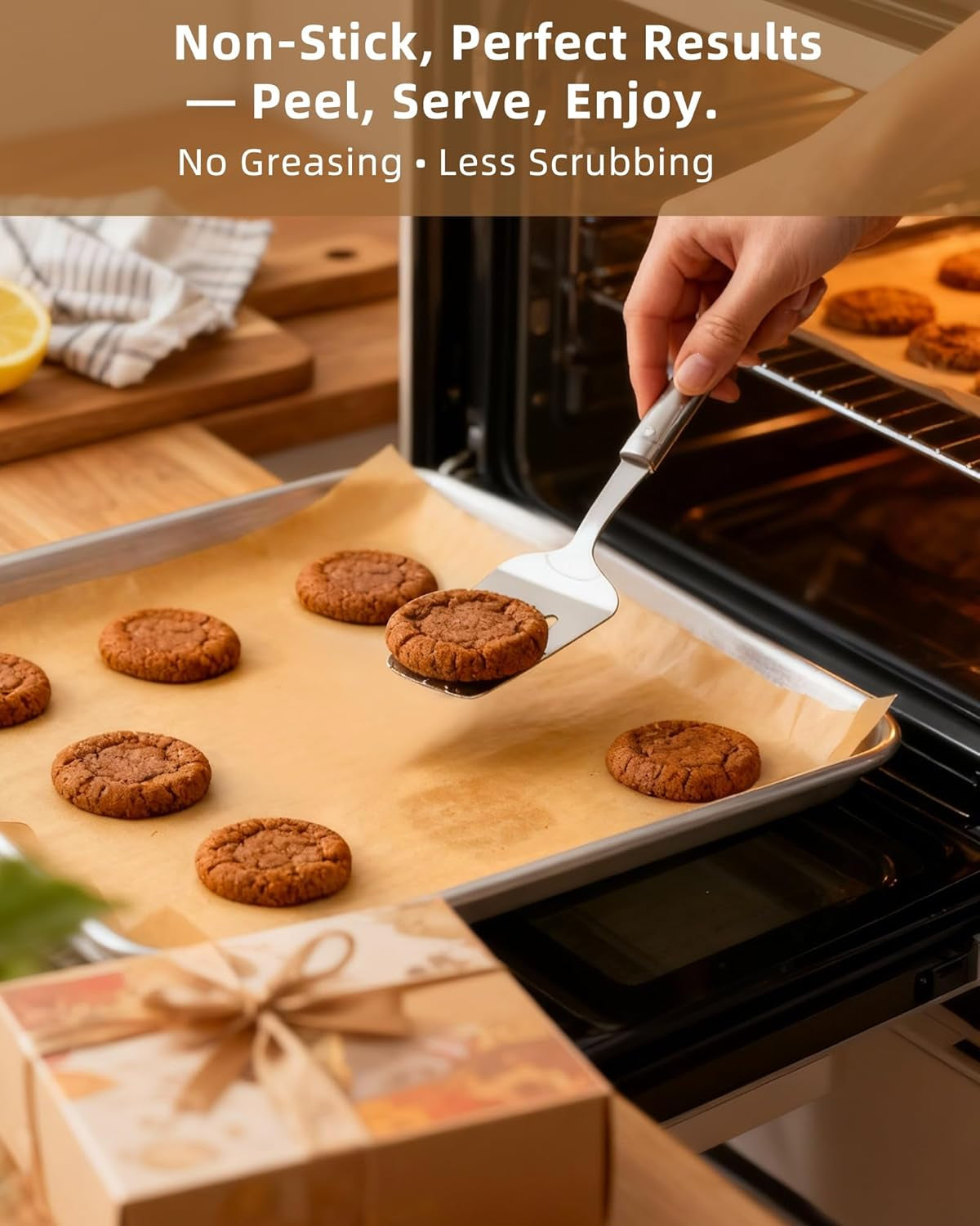 220 Pcs Parchment Paper Baking Sheets, 12X16In Precut Non-Stick Parchment Paper for Baking, Grilling, Air Fryer, Steaming-Unbleached Parchment Sheets for Bread Cup Cake Cookie and More