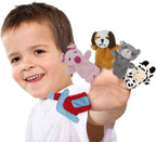 10Pcs Story Time Finger Puppets - Old Macdonald Had a Farm Educational Puppets Easter Basket Stuffers