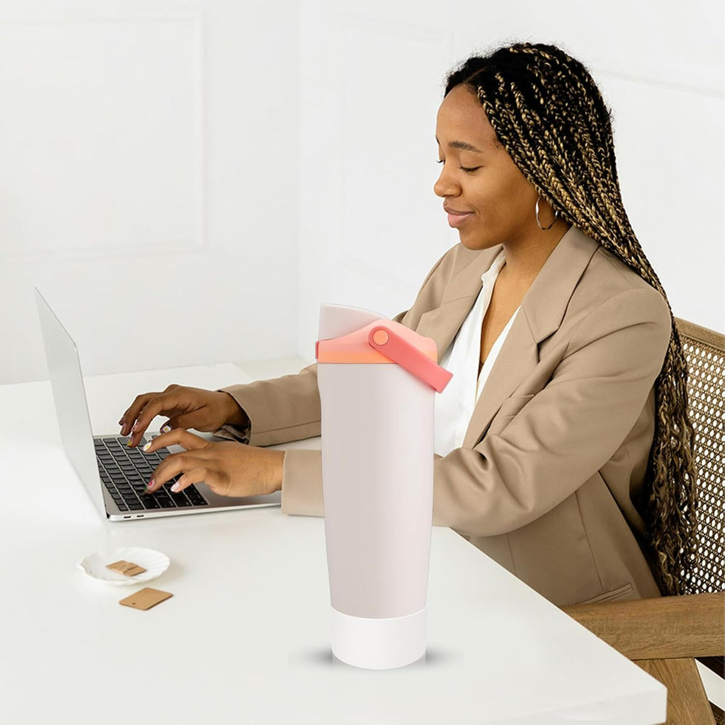 2Pcs Silicone Boot for Owala 30Oz & 40Oz Freesip Sway Bottles & Tumblers, Accessories for Owala - Transparent