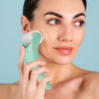 (Aqua) Ice Roller for Face – Cooling Massage Tool for Energizing Skin & Reducing Swelling