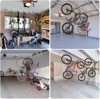 10 Heavy Duty Wall Mount Storage J Hooks - Bicycle & Ladder Hangers, Garden Yard Tools Organizer