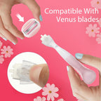 2PCS Handle Replacement Compatible with Gillette Venus Razor (Only Handle) - Pink