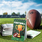 24 Pcs Football Mini Notepads Sports Party Favors Spiral Mini Journal Notebooks Goodie Bag Stuffers for Teacher Reward Birthday Party Gifts Supplies
