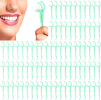 1000 Count Fresh Mint Flavor Dental Flosses Picks Bulk High Toughness Dental Floss Tooth Picks Flossing System for Adults Family Travel Tight Spaces Teeth Cleaning