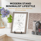 3 Pack 10 Inch Large Plate Stands for Display - Metal Plate Holder Display Stand + Picture Frame Holder Stand + Small Easels for Decorative Plate, Platter, Book, Plaques, Photo, Tabletop Art