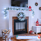 2 Pack White Fairy Lights Battery Operated, Total 200 LED 66Ft Twinkle Lights with Remote, 8 Mode White String Lights for Bedroom Ceiling Centerpiece Tree Indoor Outdoor Decor