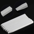 18 Pcs Nail File Pumice Stone Cuticle Pusher Nail Art Pedicure & Manicure Tools (White)