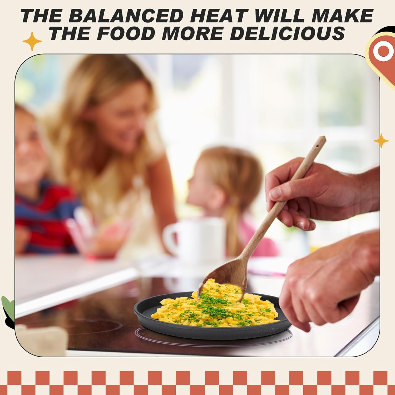 2 Pcs Small Cast Iron Griddle Pan 7.5'' round Cast Iron Pizza Pan Camping Skillets Mini Carbon Steel Griddle for BBQ Cooking, Baking, Grilling, Frying, in the Oven, on the Stove or Grill, Black