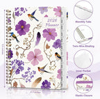 2026 Planner, Weekly and Monthly Calendar Planning Book, Jan 2026 - Dec 2026, Academic Agenda Book, Desk Accessories for Home, Office and School Supplies - A5 (6.3'' X 8.5'')