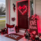 200 LED Red Fairy Lights, 66 Ft 8 Modes Red Christmas Lights Indoor Plug in with Wheel, Remote Control Twinkle String Light Outdoor for Christmas Decor