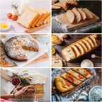 18.1-Inch Bread Knife for Homemade Bread, Long Serrated Knife Stainless Steel Loaf Cutter for Cakes, Sandwiches