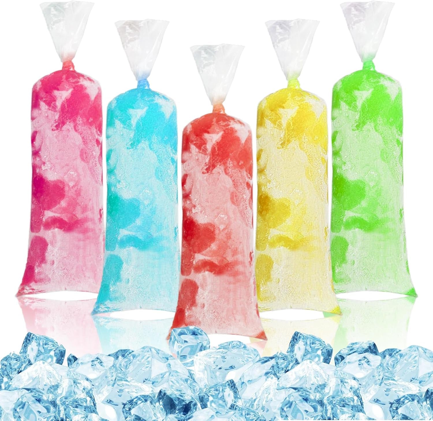 190 Ice Candy Plastic Bags - 4X12 Bolsas Para Bolis De Hielo Mexicanos Freeze Icepop Popsicle Mold Bags Bolis Bolsas Para Helados Caseros Popsicle Wrappers Yogurt Ice Cream Smoothie Mold