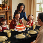 202 Pieces Disposable Plastic Dinnerware Set, Plastic Cutlery Set Includes 25 of Each Dinner Plates|Dessert Plates|Cups|Napkins|Straws|Spoons, Forks & Knives (Black & Gold, 202PCS（25 Guests）)