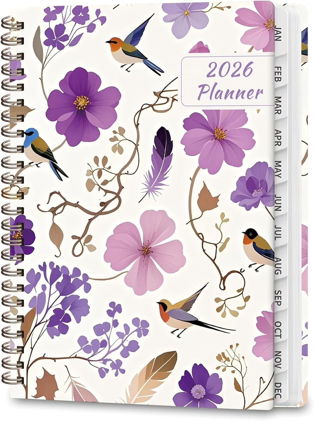 2026 Planner, Weekly and Monthly Calendar Planning Book, Jan 2026 - Dec 2026, Academic Agenda Book, Desk Accessories for Home, Office and School Supplies - A5 (6.3'' X 8.5'')