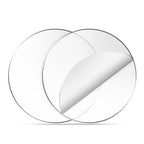 2Pcs Transparent Acrylic Sheet Circle - 6 Inch, 0.12" Thick Plexiglass Discs Panel, Clear Plastic round Blank Board for Picture Frame, Table Signs, Milestone Markers, Art Crafts, DIY Ornament