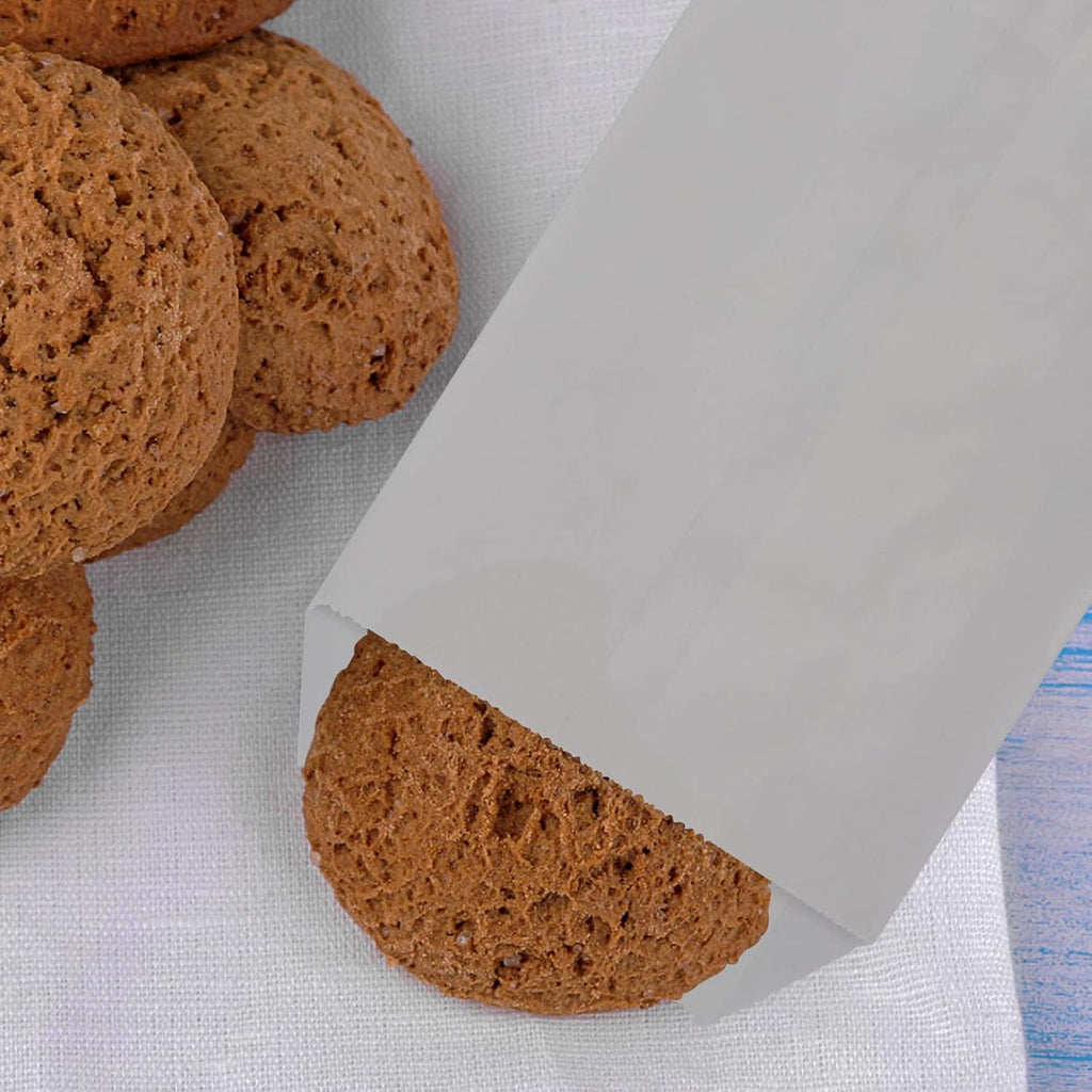 200 Pcs Small Glassine Bags - 2 3/4 X 4 Inch Flat Semi-Transparent Paper Bags for Party Favor Cookies, Candies, Chocolate, Treats