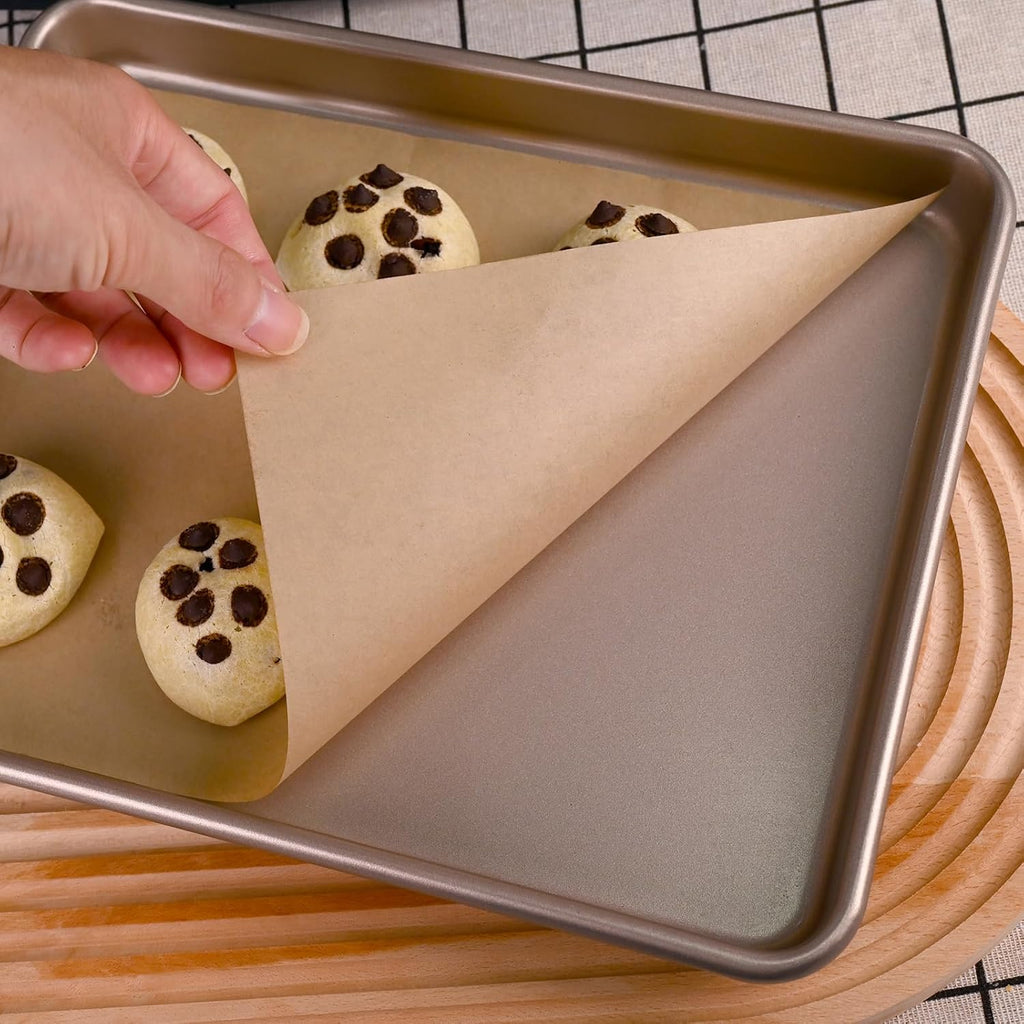 11 Inch Air Fryer Toaster Oven Tray, Set of 2 Nonstick Heavy Carbon Steel Toaster Cookie Sheets Baking Pan