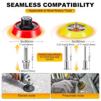 178 Pcs Car Sanding Kit Drill Polisher Attachments Angle Grinder Discs Foam Polishing Pad 3 Inch Buffing Pads Backing Adapter Sandpapers for Car Wood Glass Metal Resin Epoxy, Disc Grit 40-10000