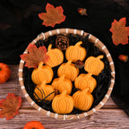 3 Pack Pumpkin Silicone Mold, 6-Cavity Pumpkin Cake Pan for Baking Muffin Cupcake Chocolate Halloween Thanksgiving Wax Melts Soap Making