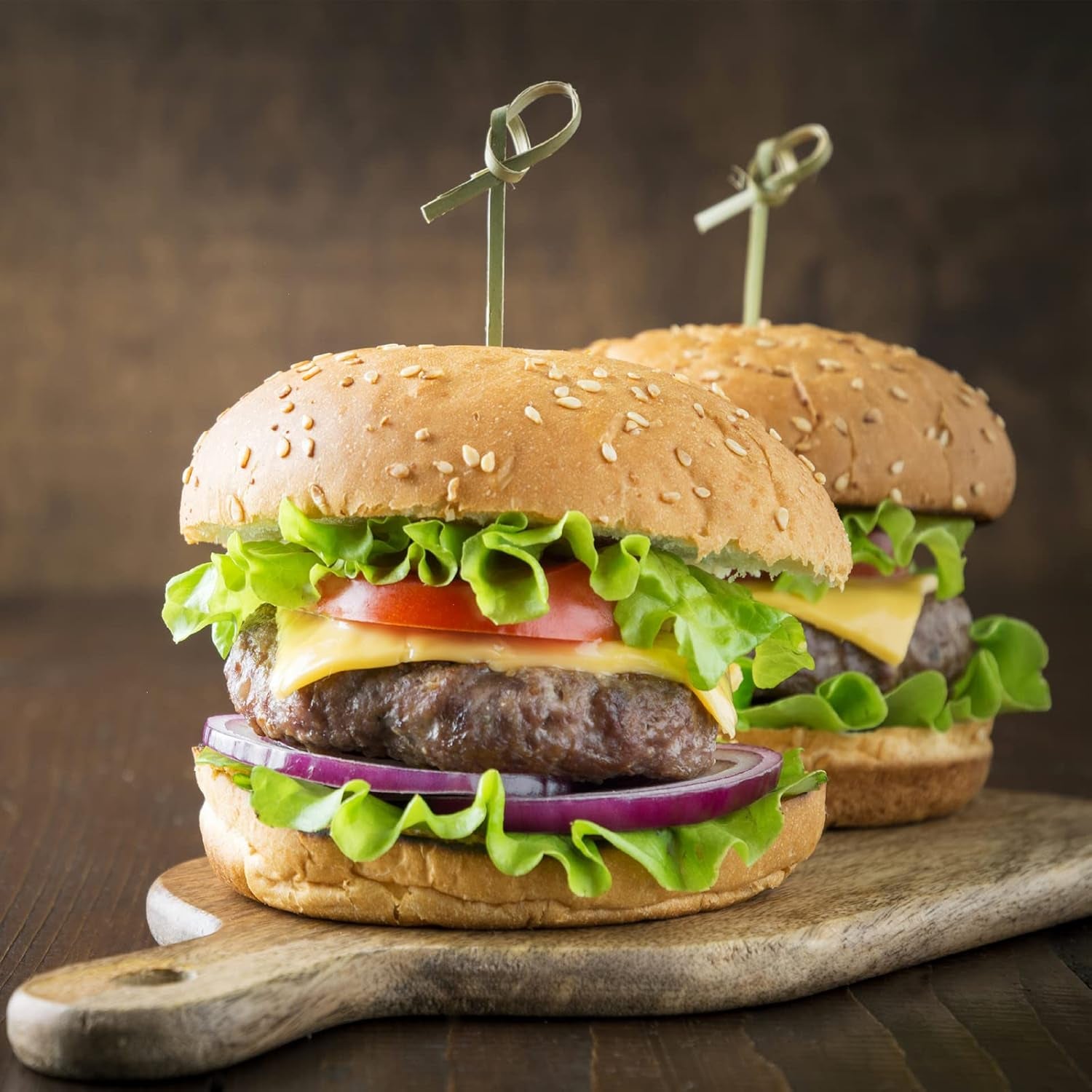 200PCS Cocktail Picks Bamboo Skewers for Appetizers, Fancy Toothpicks for Appetizers, 4.7 Inch Long Decorative Knot Bamboo Cocktail Sticks for Party Drinks Food Fruit Charcuterie Boards Accessories