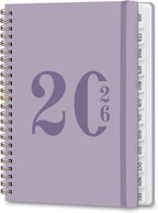 2026 Planner, Weekly and Monthly Calendar Agenda Book, Jan 2026 - Dec 2026, Hardcover Planning Academic Planner for Office School Supplies and Desk Accessories - A5 (6.3'' X 8.5'')