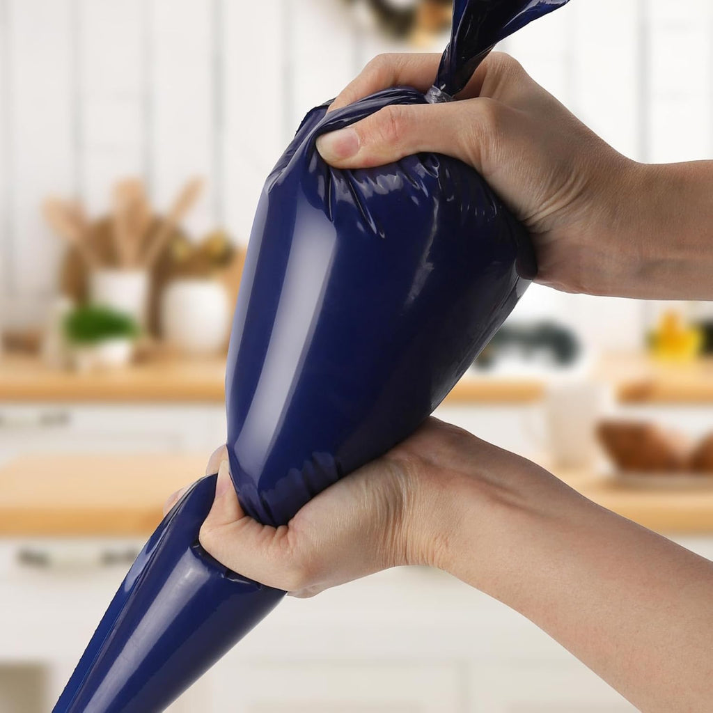 21 Inch 50 Pcs Large Disposable Piping Bags- Anti-Burst Pastry & Icing Bags for Frosting Cakes Cookies Decoration - Extra Strong Piping Bags Disposable