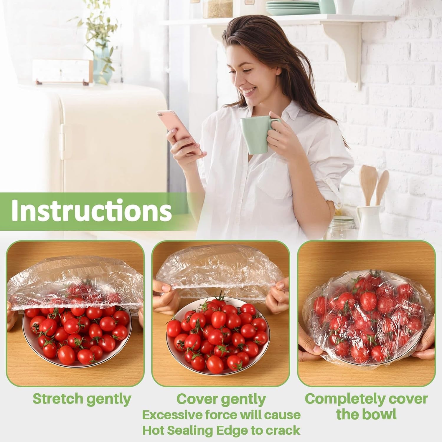 200 Bowl Covers Bread Proofing - Multiple Sizes Plastic Wrap Food Sourdough Bread Baking Bread Rising Elastic Reusable Plate Covers Outdoor Food Fresh Keeping Bags Hair Deep Conditioning Cap