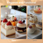 200 Cocktail Picks, White Pearl Fancy Toothpicks for Appetizers Drinks Fruit Food, 4.7 in Long Bamboo Skewers Wood Cocktail Sticks for Wedding Bridal Shower Party Decor Charcuterie Boards Accessories