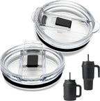 2Pcs Tumbler Lid Replacement Compatible with Reduce 40Oz 50Oz, Accessories for Reduce Tumbler Cup, Bpa-Free, Reusable Replacement Lid