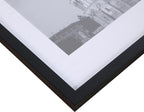 10X14 Picture Frame, Display Pictures 8 X 12 with Mat or 10 X 14 without Mat for Wall Mounting Display, Photo Frames, Black.