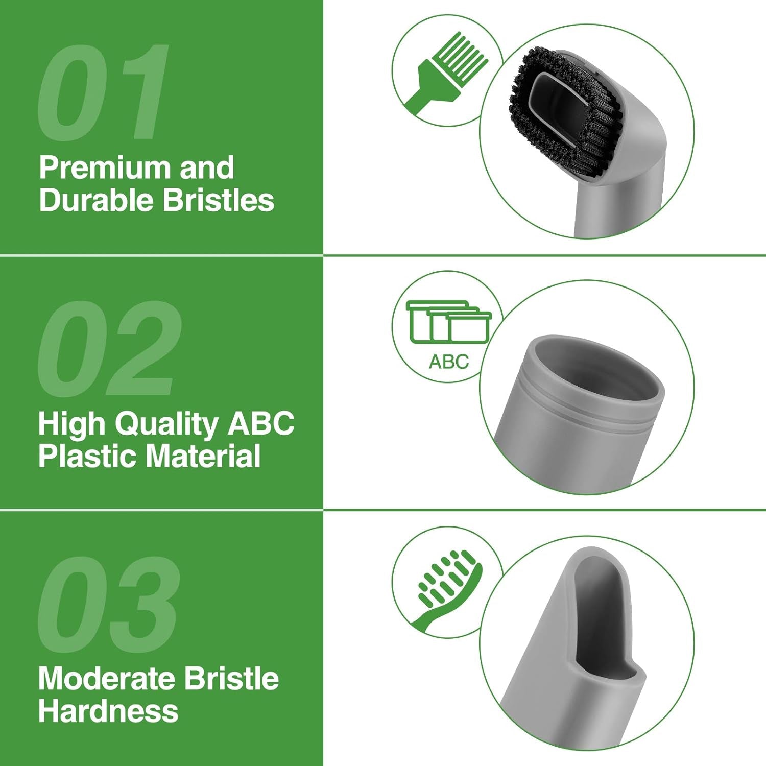 2 Pack Crevice Tool and Dust Brush Replacement Compatible with Shark Navigator Lift-Away Vacuum Cleaner Accessories for NV350, NV352, NV355, NV356E (Compatible with Part #112FFJ)