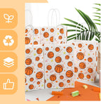 24 Pack Gift Bags, 5.5" X 2.8" X 8" Basketball Party Favor Bags with Handles for Sports Themed Party Girls Boys Birthday Decoration