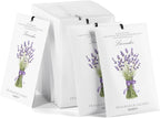 12 Packs Lavender Scented Sachets Air Freshener for Drawer and Closet, Long-Lasting Sachet Bag Room Car Odor Deodorizer Fresh Scent Home Fragrance