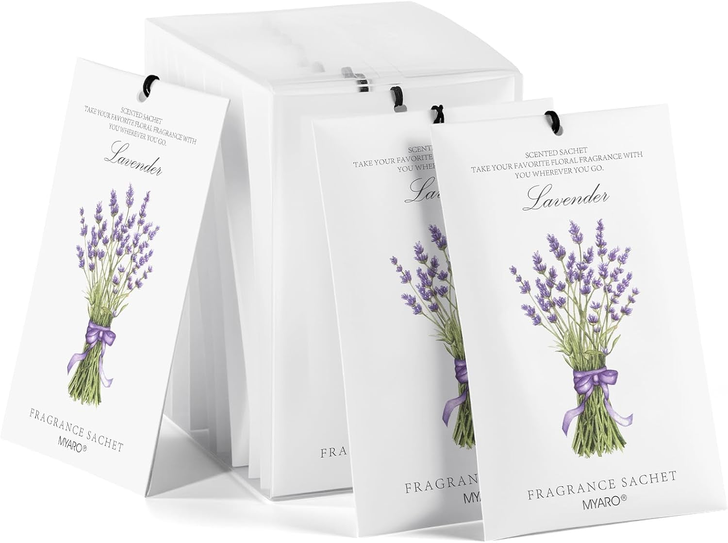 12 Packs Lavender Scented Sachets Air Freshener for Drawer and Closet, Long-Lasting Sachet Bag Room Car Odor Deodorizer Fresh Scent Home Fragrance