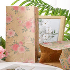 24 Pack Party Favor Bags, 4.7X3.1X8.7 Inch Small Gift Bags with Stickers Floral Party Favor Treat for Birthday Baby Shower Wedding Gift Packaging Supplies