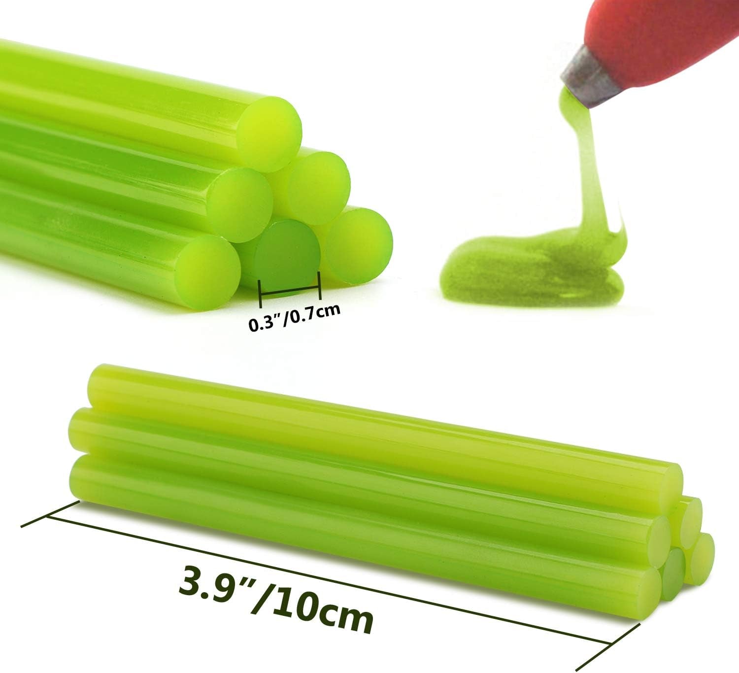 120PCS Colored Mini Hot Glue Sticks - 0.28X3.9" Hot Melt Glue Sticks, Multipurpose for Art & Craft Project, Home Decoration, General Repair, Bonding, Sealing, 12 Colors