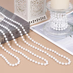 12 Pack Faux Pearl Necklace Bulk Long Pearl Women'S Jewelry 1920S White Pearl Party Favors Wedding Bridal Shower Tea Birthday Decorations