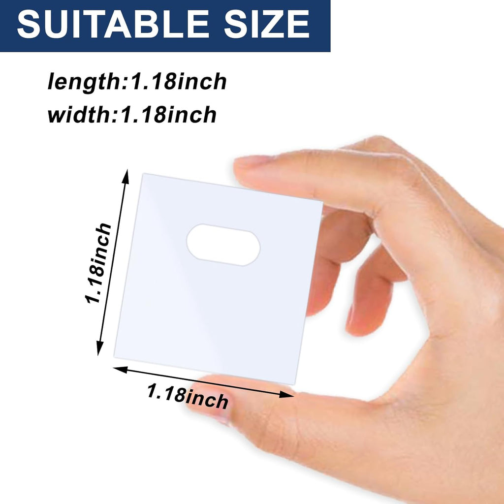 1.18×1.18In Vertical Blind Repair Piece 90P, White